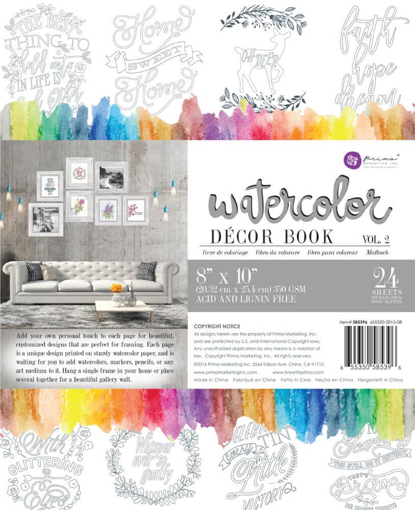 Art Philosophy - Watercolor Decor Book Volume 2